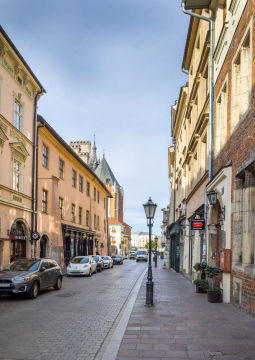 Mikołajska Street in Krakow