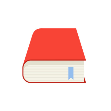Red book, vector image
