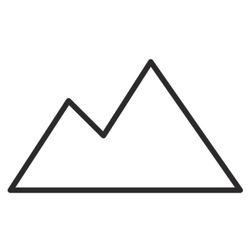 Mountains, vector icon