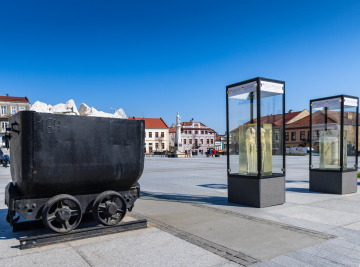 Mine Cart, the Market Square in Bochnia