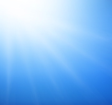 Blue Sky and Sun Rays free graphic
