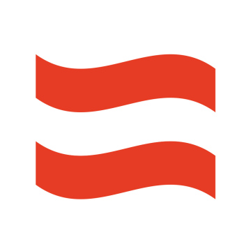 Austria flag, vector, free download