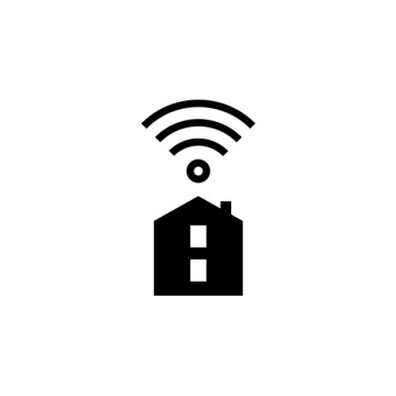 Internet coverage in apartment building or hotel free icon