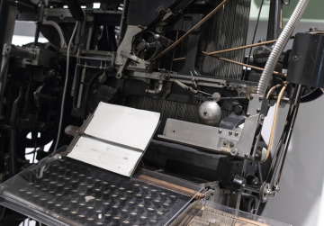 Zecerska Monotype machine