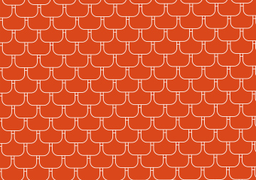 Tile, vector pattern, red background