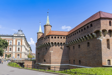 Barbican in Kraków, Fragment of the Fortification System