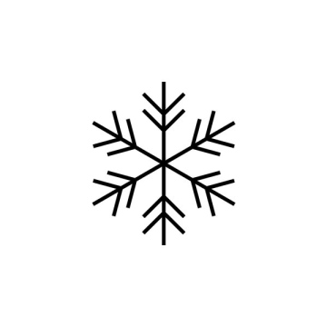 Snow, frost, slippery, winter icon
