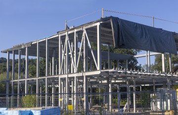 Construction of the Object, Steel Structure