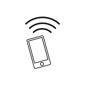 Smartphone, icon, free icon, Wi Fi