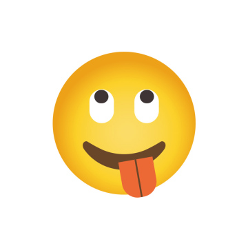 Emoji, Smiley with Tongue Exposed