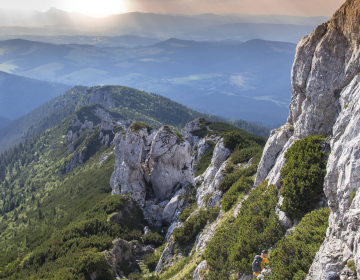 The Slovakian Tatras Rocks in the vicinity of Siwa Wierch