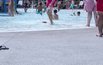 People in the Public Pool
