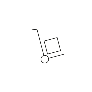 Parcel cart free icon