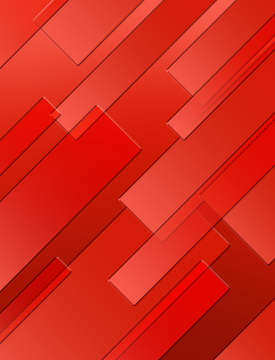 Red Background, slanted elements. Abstraction.