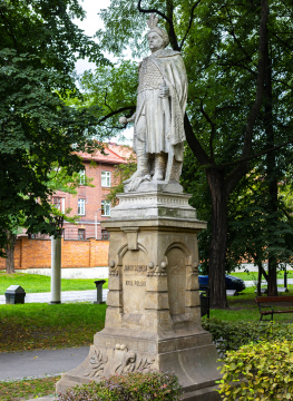 Monument to Jan III Sobieski in Strzelecki Park in Krakow