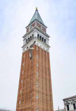 Tower in St. Mark's Square in Venice