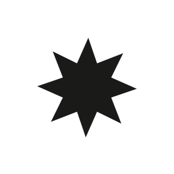 8 Point Star, Vector, Free Icon