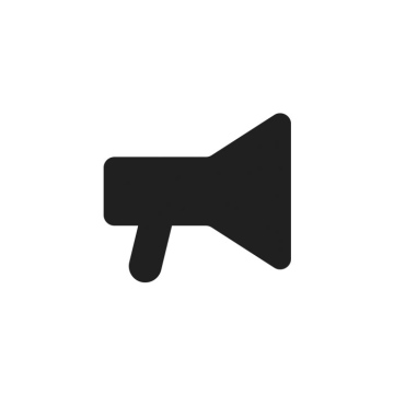 Megaphone, icon, vector