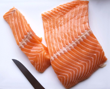 Filleting Salmon