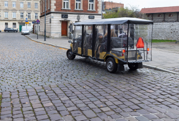 Krakow Kaziemierz, city tour by electric vehicle