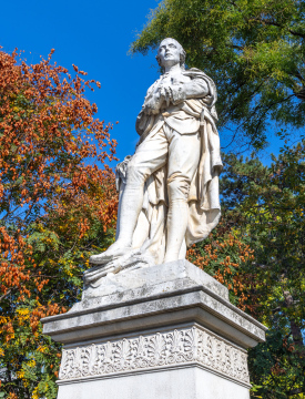Josef von Sonnenfeels statue in Vienna