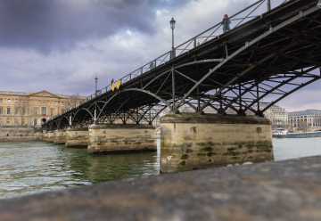 Lover's Bridge in Paris, Pont des Arts