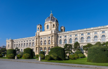 Natural History Museum in Vienna stock photo