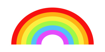 Colorful Rainbow Vector