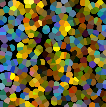 Background with colorful dots - free graphics