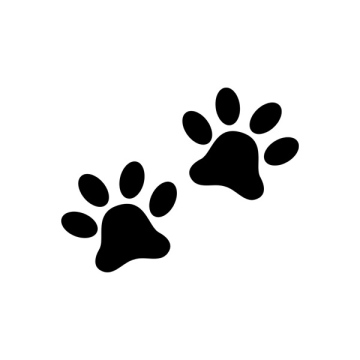 Dog paw prints, free icon