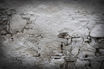 White Wall of Old Building Background