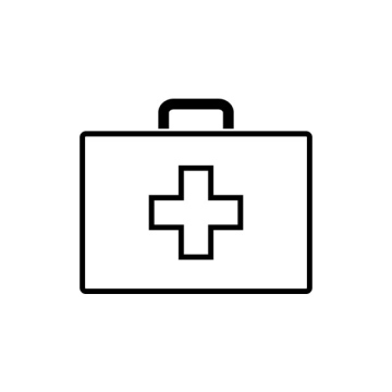 First Aid, first aid kit free icon