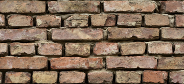 Bricklaying with old bricks