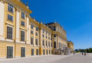 Schönbrunn Palace in Vienna, Austria, stock photo