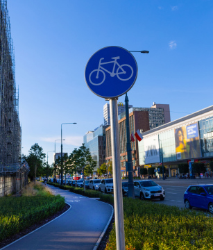 Roads for Bicycles in Warsaw