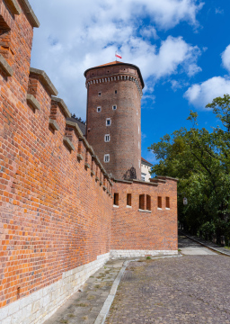 Wawel Defense Walls and the Senator's Tower.