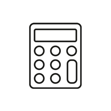 Free calculator icon, png, eps