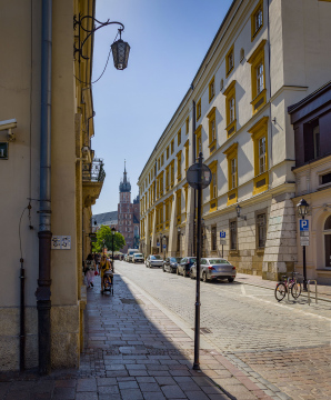 Szczepańska Street in Krakow