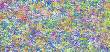 Colorful spots, speckled dots, background in banner format