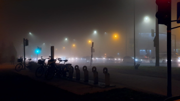 Night Fog in the City