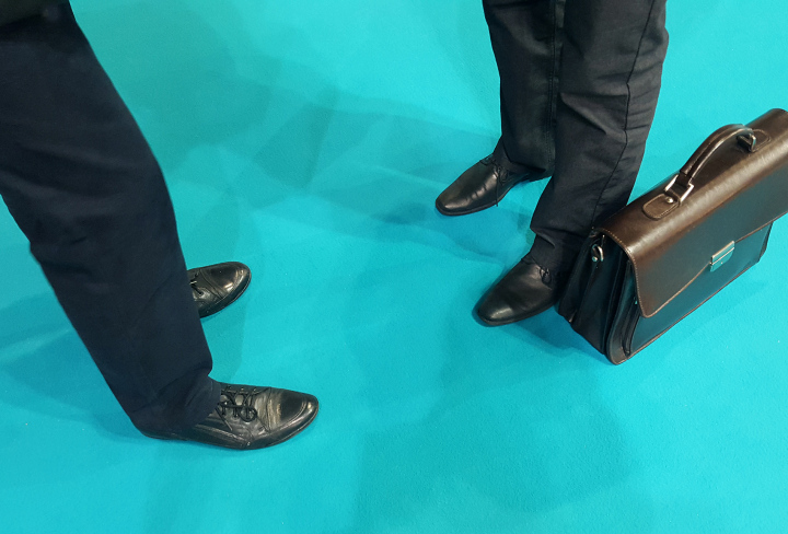 Meeting in the Office