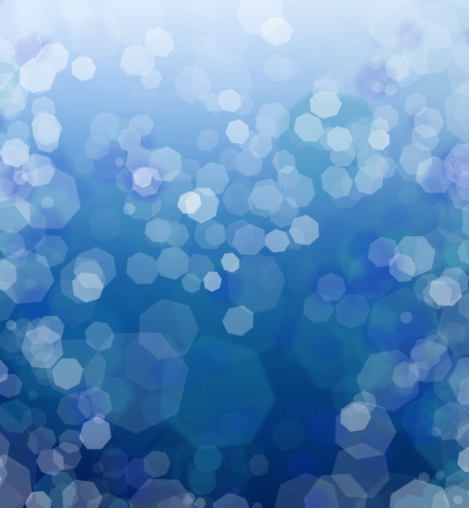 Lights on a Blue Background, blur