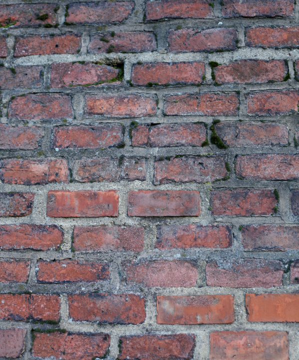 A typical brick wall