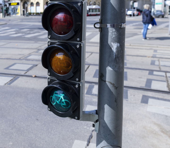 Traffic lights for bicycles