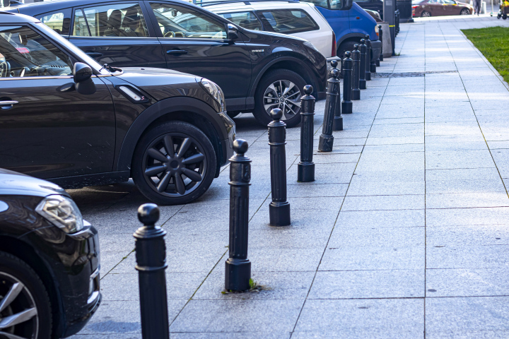 Parking spaces in the City