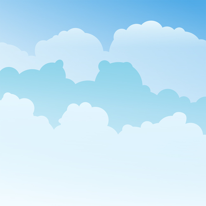 Vector Background with Clouds