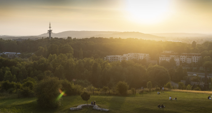 View from the Krakus Mound