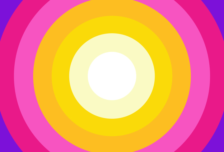 Colorful circles, free vector background