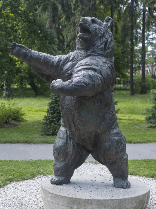 Wojtek the Bear, Monument in Jordan Park