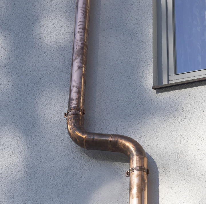 Copper gutter